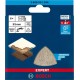 Šlifavimo tinklelių rinkinys BOSCH Expert M480, 93 x 93 mm, 6 vnt. 2