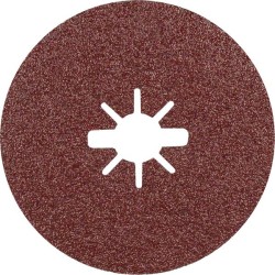 Šlifavimo diskas BOSCH Expert R781 Prisma Ceramic X-LOCK Fibre Disc 125 mm, 22,23 mm, G 60, 5 vnt.