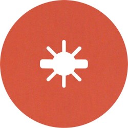 Šlifavimo diskas BOSCH Expert R782 Prisma Ceramic X-LOCK Fibre Disc 115 mm, 22,23 mm, G 120, 5 vnt.
