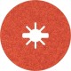 Šlifavimo diskas BOSCH Expert R782 Prisma Ceramic X-LOCK Fibre Disc 115 mm, 22,23 mm, G 36, 5 vnt. 1
