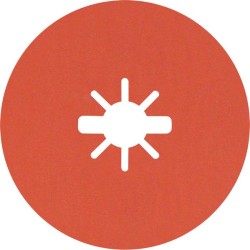Šlifavimo diskas BOSCH Expert R782 Prisma Ceramic X-LOCK Fibre Disc 115 mm, 22,23 mm, G 60, 5 vnt.