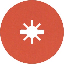 Šlifavimo diskas BOSCH Expert R782 Prisma Ceramic X-LOCK Fibre Disc 115 mm, 22,23 mm, G 80, 5 vnt.