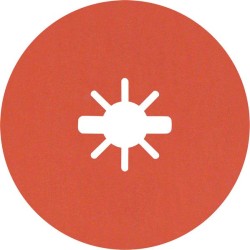 Šlifavimo diskas BOSCH Expert R782 Prisma Ceramic X-LOCK Fibre Disc 125 mm, 22,23 mm, G 120, 5 vnt.