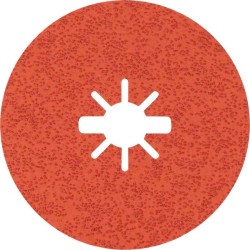 Šlifavimo diskas BOSCH Expert R782 Prisma Ceramic X-LOCK Fibre Disc 125 mm, 22,23 mm, G 36, 5 vnt.