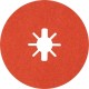 Šlifavimo diskas BOSCH Expert R782 Prisma Ceramic X-LOCK Fibre Disc 125 mm, 22,23 mm, G 60, 5 vnt. 1