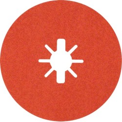 Šlifavimo diskas BOSCH Expert R782 Prisma Ceramic X-LOCK Fibre Disc 125 mm, 22,23 mm, G 60, 5 vnt.