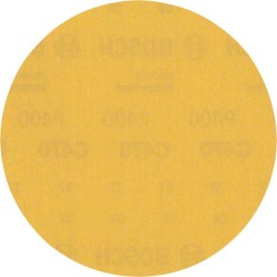 Šlifavimo popierius BOSCH Expert C470, kampiniams šlifuokliams ir gręžtuvams, be skylių, 125 mm, G 400 50 vnt.