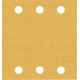 Šlifavimo popierius BOSCH Expert C470, vibraciniams šlifuokliams, su 6 skylėmis, 115 x 107 mm, G 180 10 vnt. 1