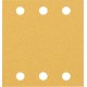 Šlifavimo popierius BOSCH Expert C470, vibraciniams šlifuokliams, su 6 skylėmis, 115 x 107 mm, G 80 10 vnt. 1