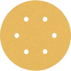 Šlifavimo popierius BOSCH Expert C470, vibraciniams šlifuokliams, su 6 skylėmis, 150 mm, G 80, 50 vnt.