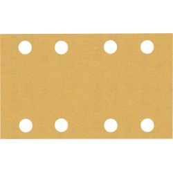 Šlifavimo popierius BOSCH Expert C470, vibraciniams šlifuokliams, su 8 skylėmis, 80 x 133 mm, G 180 10 vnt.