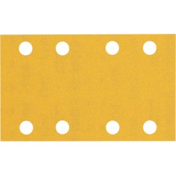Šlifavimo popierius BOSCH Expert C470, vibraciniams šlifuokliams, su 8 skylėmis, 80 x 133 mm, G 240 10 vnt.