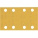 Šlifavimo popierius BOSCH Expert C470, vibraciniams šlifuokliams, su 8 skylėmis, 80 x 133 mm, G 320 10 vnt. 1