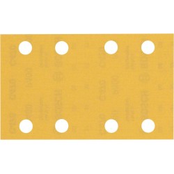 Šlifavimo popierius BOSCH Expert C470, vibraciniams šlifuokliams, su 8 skylėmis, 80 x 133 mm, G 400 10 vnt.