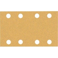 Šlifavimo popierius BOSCH Expert C470, vibraciniams šlifuokliams, su 8 skylėmis, 80 x 133 mm, G 60 10 vnt.