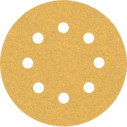 Šlifavimo popierius BOSCH Expert C470, vibraciniams šlifuokliams, su 8 skylėmis, 115 mm, G 60, 5 vnt.