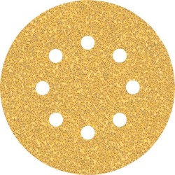 Šlifavimo popierius BOSCH Expert C470, vibraciniams šlifuokliams, su 8 skylėmis, 125 mm, G 40, 50 vnt.