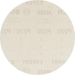 Šlifavimo tinklelis BOSCH Expert M480 vibraciniams šlifuokliams, 150 mm, G 220, 50 vnt.
