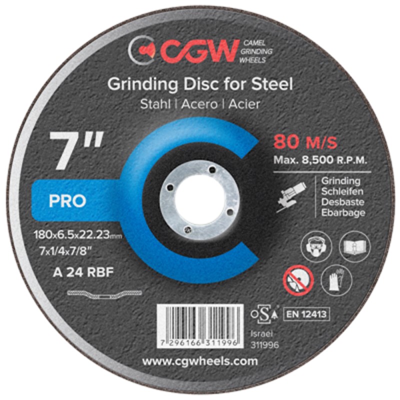 Lihvketas CGW BF T-27 A24R 230x6,5x22,23 mm 1