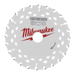 Puidu lõikeketas MILWAUKEE CSB P W 190x30x1,8 24ATB