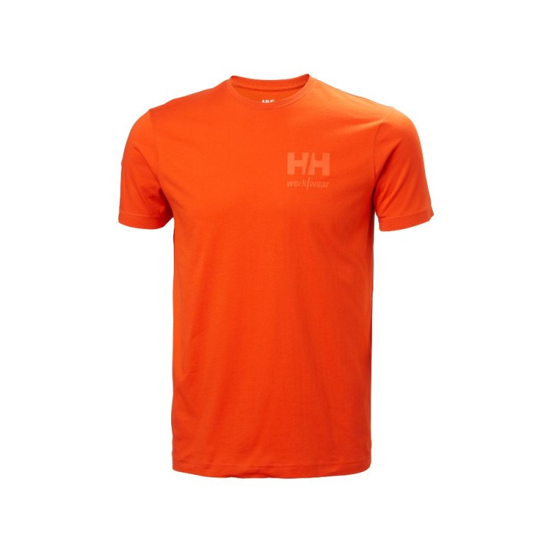 Marškinėliai HELLY HANSEN Classic Logo T-shirt, oranžiniai 1