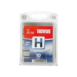 Õhukesed klambrid NOVUS H 37/10, 1000 tk.