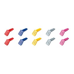 Värviliste klambrite komplekt KNIPEX Mix1, 10vnt.