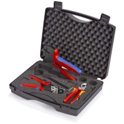 Tangide komplekt päikesemooduli pistikute töötlemiseks KNIPEX