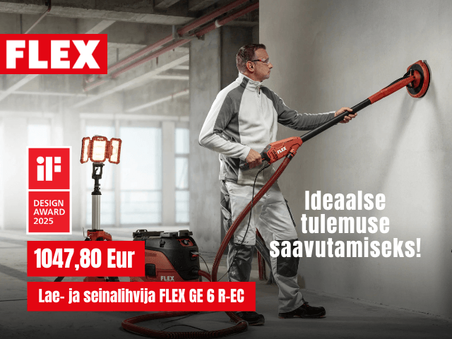 Ideaalse tulemuse saavutamiseks - FLEX GE 6 R-EC